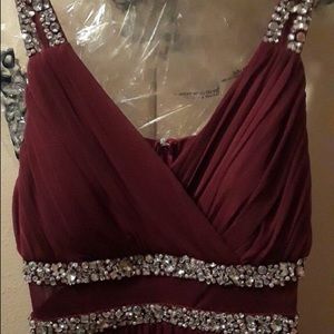 Maroon Formal Dress